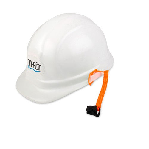 EZ Clean Coil Orange Hard Hat Lanyard-No Metal 10/pkg EZLNYHRDCLOR-10