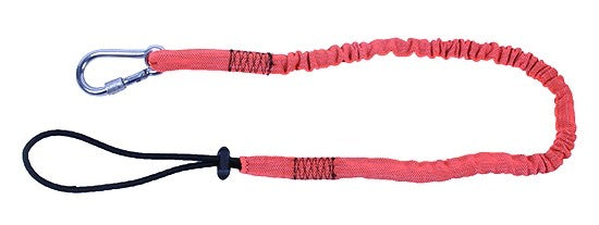Tool lanyard, s/s screw gate/HD cord 5# 10/PKG BNGEXT1C5OR