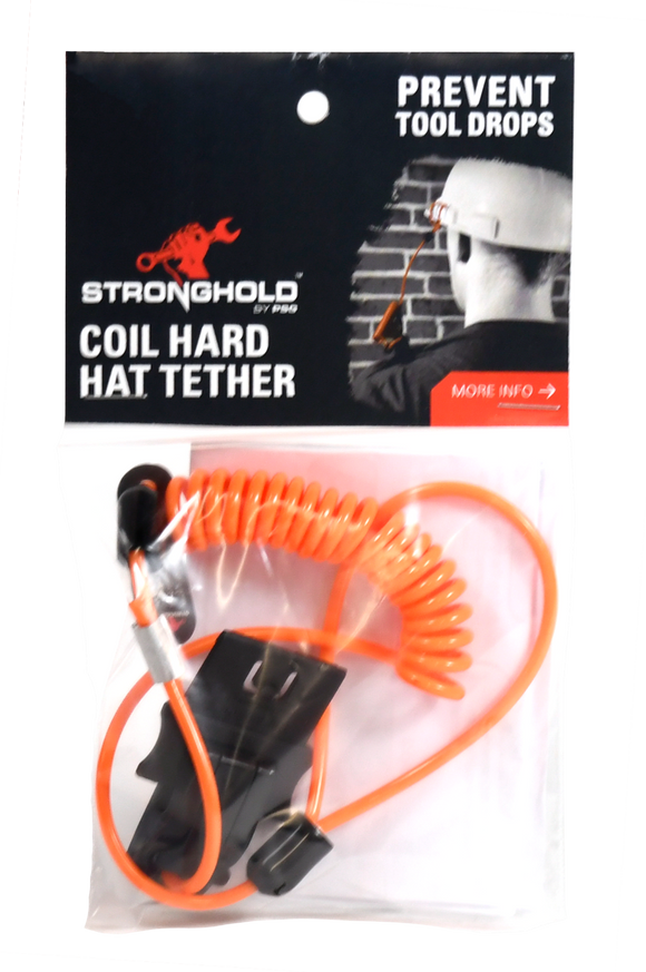 Retail pack EZ Clean Hard Hat Lanyard-w/metal crimps EZLNYHRDCLMTL-R