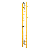 CABLE CLIMBING SYSTEM, 150FT, 2-USER, 3/8IN 1X7 GALV CABLE, GALV STEEL