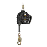 SRL, CR3-33, CLASS 1, SINGLE, 33FT, GALV CABLE, INDICATING STEEL SNAP HOOK