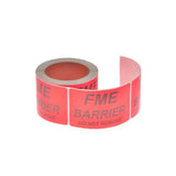 ST35PK Adhesivos de barrera FME rosados ​​de 3" x 5" 250/rollo