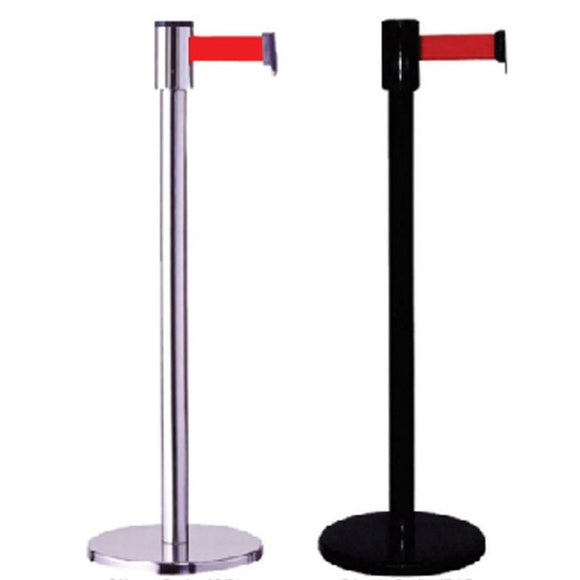 TFI321OR 	FME Retractable Stanchion 15' with print and Orange