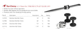 Bar clamp 0.70 inch ID 10 lb tool limit, 5/pkg CLT070