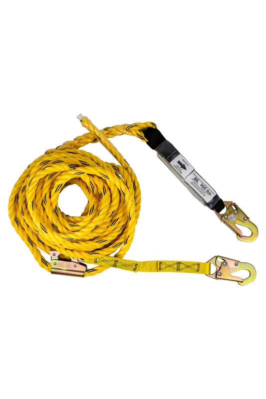 01324 POLY STEEL ROPE VERTICAL LIFELINE ASSEMBLY 100’