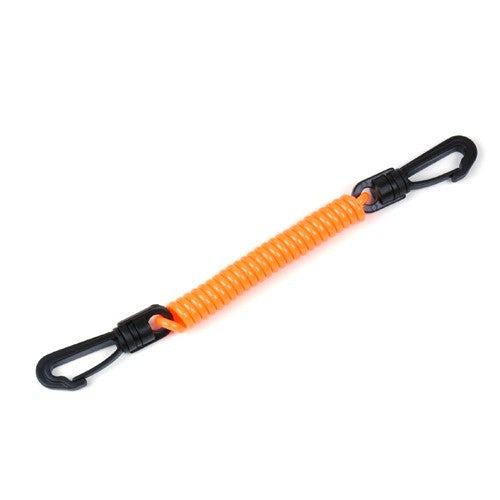 Orange Retractable Tether with Dual Snap Hooks (25/pkg) CC35DBSNPOR