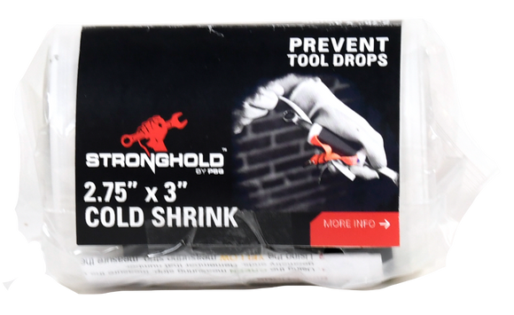 Retail pack Cold shrink attachment, 2.75 inch by 3 inch COLDSH275X3-R
