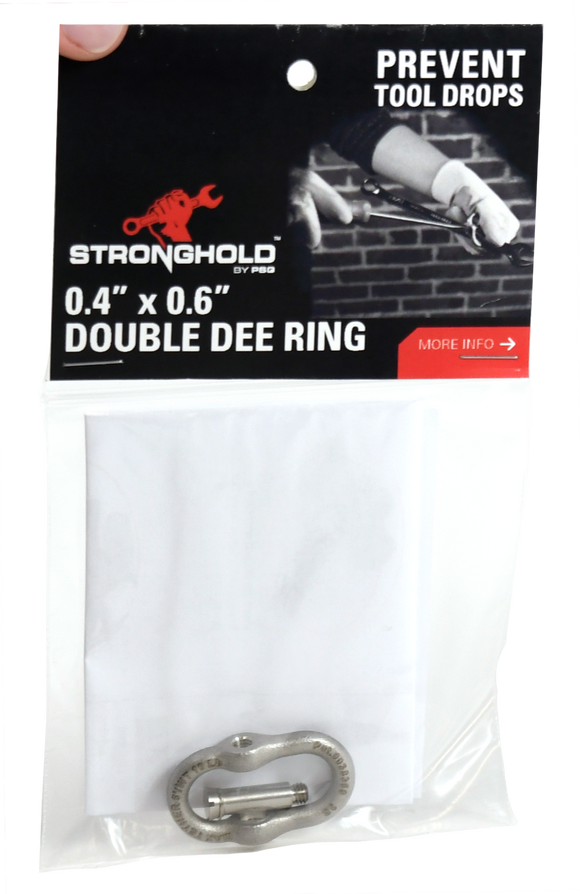 Retail pack Double d-ring, small DBLD0406-R