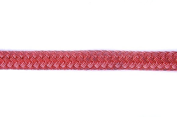 Red Braided Polyester Rope for the Rail Rig- 200 ft. > 25 ft. lifts ROPE12BPY200