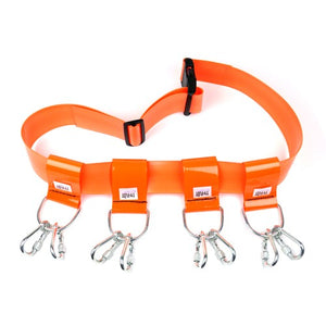 Orange EZ Clean Belt with screw gate Belt Adapters- 26"-48" BLTEZCBROR