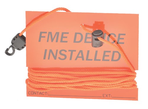 FLG6X5OR	FME Flagging Sign-OR with extension Line