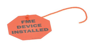 FMETAILSSOR	Orange FME Tail - Stop Sign with 12" Ext. Line FMETAILSS