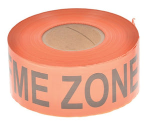 BT1KFZOR	FME ZONE Tape-3" x 1000' 3mil Orange 8 Rolls/Case BT1KFZ