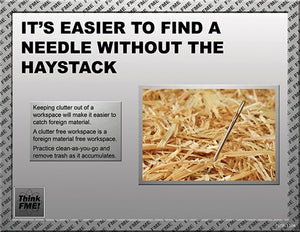 PSTR1116	Think FME Poster 18" x 24"- Needle in a Haystack