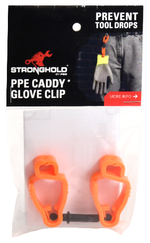 Retail pack Orange PPE caddy glove holder PPECSOR-R