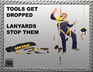 PSTR1102	Think FME Poster 18" x 24"- Lanyards Stop Them