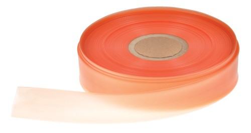 SLV86OR     	Lay Flat Tubing/Sleeving 8' wide 6 mil, 500'/Roll, Orange Tint 1 Roll/Case