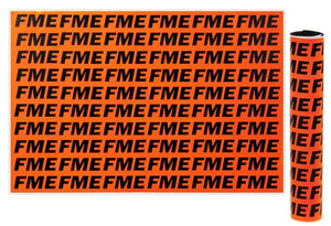MAGSHT2436RLOR	Roll of FME Magnetic Sheet 24'"x 25 ft. Orange/Black) MAGSHT2436RL