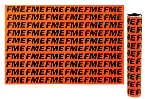 Orange FME Magnetic Sheet- 24 x 36 – Energy Safety Supply